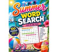 Summer Word Search Puzzle Book for Adults and Seniors : Bold and Easy Edition: 2000+ words Large Print Relaxing Puzzles for Vacation, Beach Days, and Travel & Stress Relief