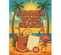 Summer Word Search Puzzle Book for Adults: Large Print Challenging Brain Games with 1500 Words | Relaxing Word Finds for Adults and Seniors with Solutions Included