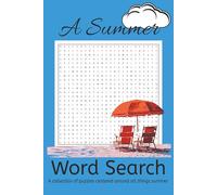 Summer Word Search Puzzle Book: Word Searches with Easy to Read Print about Summer Activities, Beach Days, and More | 6x9 inches, 64 pages | 30+ puzzles ... Gift for Vacations, Holidays, and Free Time