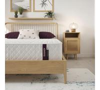 Summerby Hybride ensachés Petit mémoire de Forme Mousse viscoélastique Matelas à Ressorts Housse tricotée Douce. Fibre hypoallergénique, Blanc, Small Double