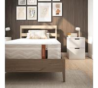 Summerby Sleep No2. Matelas Hybride Spring et Envirofoam® pour lit Simple 90 x 190 cm