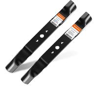 SummerCool Lot de 2 lames de rechange pour tondeuse à gazon Greenworks 53,3 cm MO40L4413, MO40L03, MO48L4422, C3208101, 53,3 cm (noir)