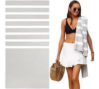 SummerSand Serviette de Plage Microfibre Séchage Rapide, Anti Sable - Compacte, Légère - Matériaux Recyclés - avec Sac Inclus - Drap de Plage Grand Format (160x80 cm - Marble Sand)
