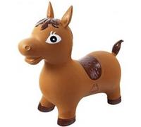 Summertime Amis skippy cheval caoutchouc brun 60 x 23 x 51 cm Marron