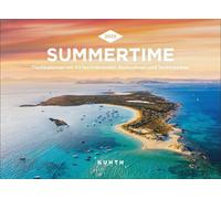 Summertime KUNTH Agenda de bureau 2025 semainier avec des motifs photo fascinants et un agenda pratique