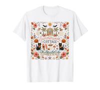 Summerween Cottage Été Plage Vacances Patchwork Fantômes T-Shirt