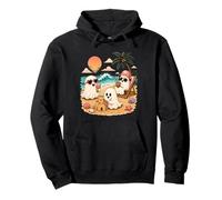 Summerween Ghost Beach Cute Ghosts Summer Halloween Sweat à Capuche