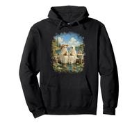 Summerween Ghosts Lake Dock Halloween Été Effrayant Sweat à Capuche