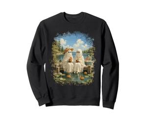 Summerween Ghosts Lake Dock Halloween Été Effrayant Sweatshirt