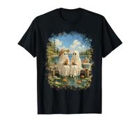 Summerween Ghosts Lake Dock Halloween Été Effrayant T-Shirt