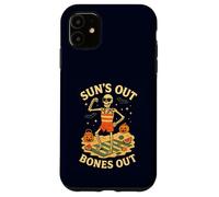 Summerween Halloween Squelette Sun's Out Bones Out Summer Coque pour iPhone 11