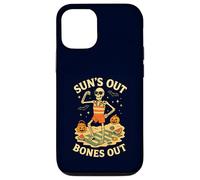 Summerween Halloween Squelette Sun's Out Bones Out Summer Coque pour iPhone 12/12 Pro