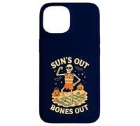 Summerween Halloween Squelette Sun's Out Bones Out Summer Coque pour iPhone 15