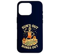 Summerween Halloween Squelette Sun's Out Bones Out Summer Coque pour iPhone 16 Pro
