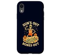 Summerween Halloween Squelette Sun's Out Bones Out Summer Coque pour iPhone XR