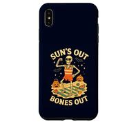 Summerween Halloween Squelette Sun's Out Bones Out Summer Coque pour iPhone XS Max