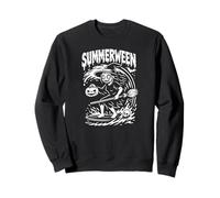 Summerween Halloween Summer Surfing Beach Witch Sweatshirt