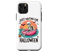 Summerween Just Waiting for Halloween Squelette Sunset Coque pour iPhone 11 Pro