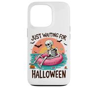 Summerween Just Waiting for Halloween Squelette Sunset Coque pour iPhone 13 Pro