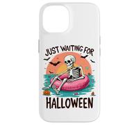 Summerween Just Waiting for Halloween Squelette Sunset Coque pour iPhone 14