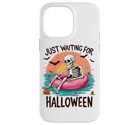 Summerween Just Waiting for Halloween Squelette Sunset Coque pour iPhone 14 Pro Max
