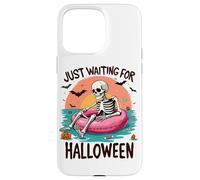 Summerween Just Waiting for Halloween Squelette Sunset Coque pour iPhone 15 Pro Max