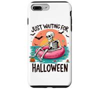 Summerween Just Waiting for Halloween Squelette Sunset Coque pour iPhone 7 Plus/8 Plus