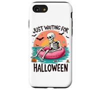 Summerween Just Waiting for Halloween Squelette Sunset Coque pour iPhone SE (2020) / 7/8