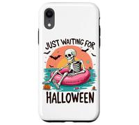Summerween Just Waiting for Halloween Squelette Sunset Coque pour iPhone XR