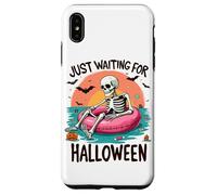 Summerween Just Waiting for Halloween Squelette Sunset Coque pour iPhone XS Max