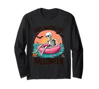 Summerween Just Waiting for Halloween Squelette Sunset Manche Longue