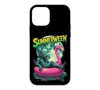 Summerween Loup-Garou Rétro Horreur Plage Halloween en été Coque pour iPhone 12 Mini