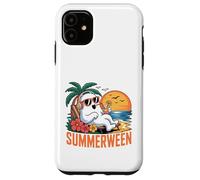 Summerween Relaxing Chill Ghost Sunset Halloween Summer Coque pour iPhone 11