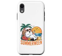 Summerween Relaxing Chill Ghost Sunset Halloween Summer Coque pour iPhone XR