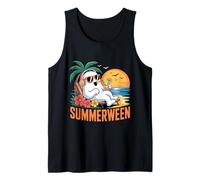 Summerween Relaxing Chill Ghost Sunset Halloween Summer Débardeur