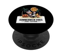 Summerween Vibes Effrayant Toute l'année PopSockets PopGrip Adhésif