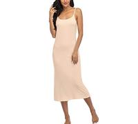 Summienlink Robe de Nuit sans Manches pour Femme - Beige - Taille XL