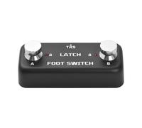 summina Contrôleur à pédale avec interrupteur double pédale d’effet avec fonction de verrouillage, indicateur LED, plug and play pour effet haut-parleur