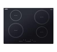 Summit Appliance SINC4B301B Plaque à induction 4 zones 7200 W Noir 208-240 V Fonction impulsion coupure de sécurité Blocage enfant Puissance de cuisson 7200 W Arrêt automatique Indicateur de chaleur