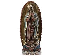 SUMMIT COLLECTION Statue en résine Vierge Marie Notre-Dame de Guadalupe, Couleur Bronze