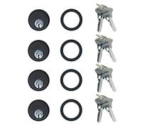 Summit DOORWARE Adams Rite 4036 Pièces de rechange pour serrure de porte cylindrique à mortaise avec 8 clés | Serrure à mortaise de haute qualité pour une sécurité maximale | Finition Duronotique