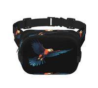 Summit Hawk Silhouette Sac banane multifonction imprimé unisexe tendance Sac de rangement de sport de voyage