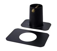 SUMMITDRAGON Adaptateur de gouttière en aluminium pour chaîne de pluie - Accessoires d'installation de chaîne de pluie