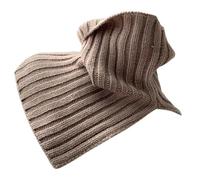 SUMMITDRAGON Cache-cou écharpe foulard chaud détachable faux col hiver cyclisme coupe-vent écharpe d'hiver tricot, café, Taille unique