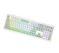 SUMMITDRAGON Clavier de jeu mécanique filaire rétroéclairé à DEL portable 108 touches Hot Swap mécanique amélioré pour jeu de bureau LED