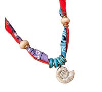 SUMMITDRAGON Collier avec pendentif en forme de coquillage inspiré de la mer - Longueur réglable - Léger - Pour un usage quotidien - Bijou d'inspiration marine