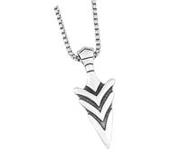 SUMMITDRAGON Collier avec pendentif en forme de lance d'Odin de la mythologie nordique pour homme - Style rétro - En acier robuste - Amulette vikinged Accesspry Odin's Spear