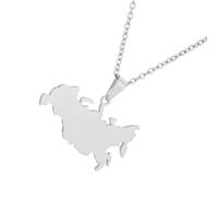 SUMMITDRAGON Design creux à la mode style russe collier chaîne en acier inoxydable robuste bijoux élégants pour un usage quotidien collier tendance en acier inoxydable, A, Comme décrit, Comme décrit.