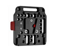SUMMITDRAGON Durability Plaque de montage de batterie de caméra Interfaces V Plaque de montage V 32 trous de vis Convient pour FS7Camera Grand support