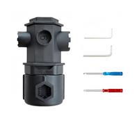 SUMMITDRAGON Ensemble de clés aérateur de robinet portable 16 en 1 pour un entretien rapide et une réparation à la maison ou à un usage commercial Outil aérateur multifonction